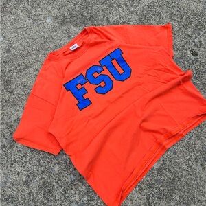 Vintage Anvil Orange and Blue Florida State University shirt